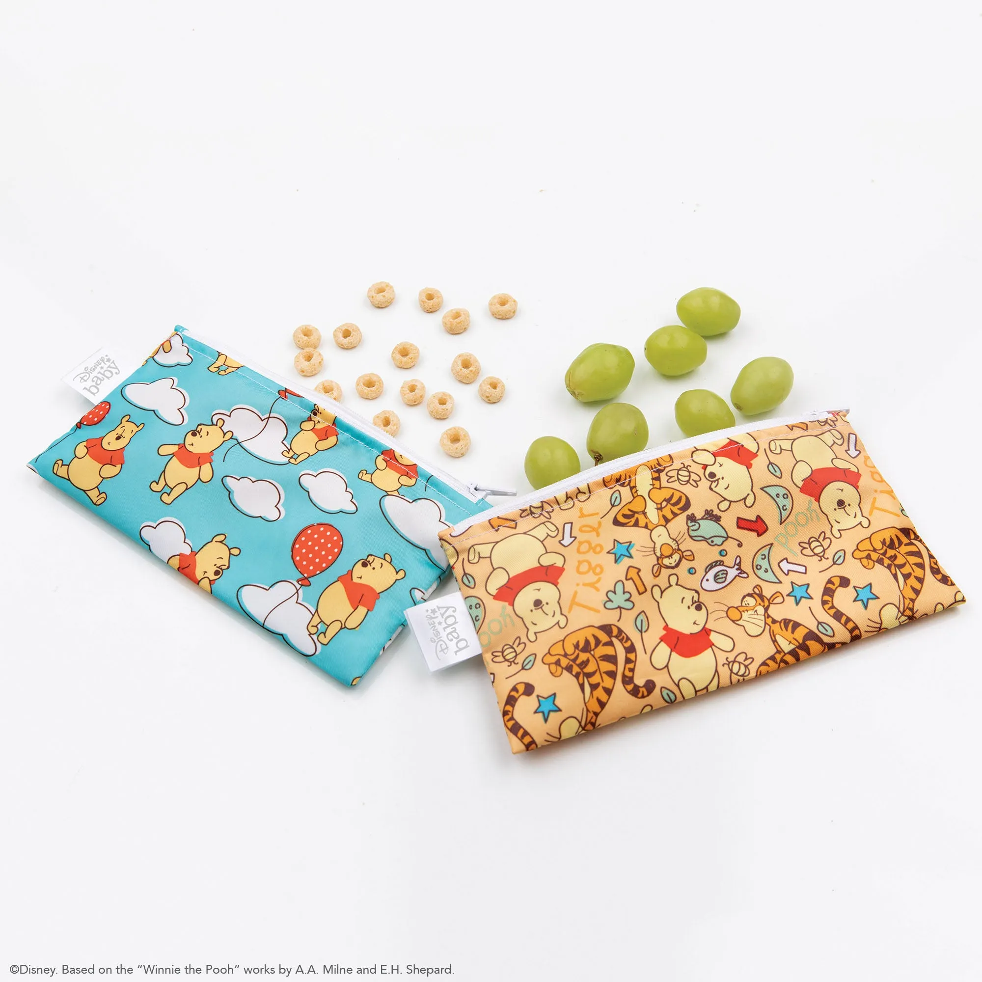 Winnie the Pooh Reusable Snack Bags 2-Pack, Small