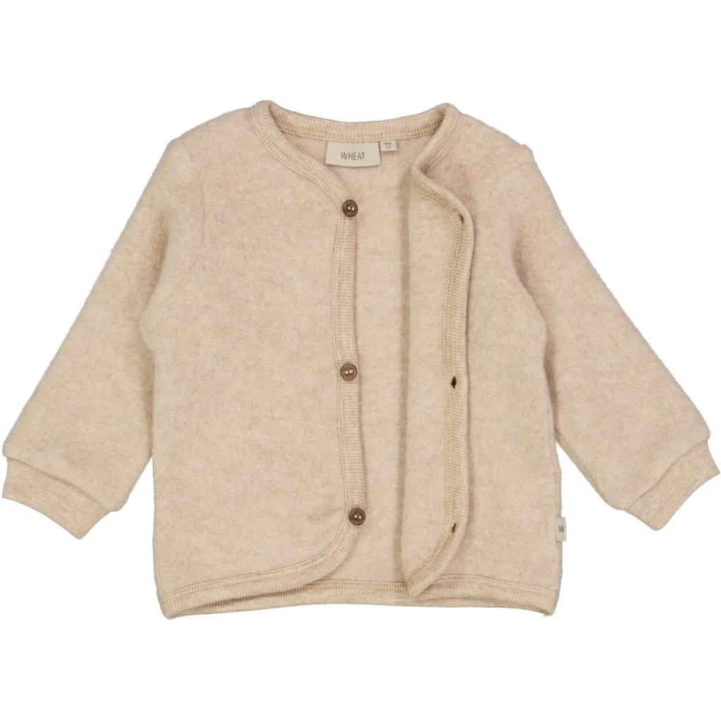 Wool Fleece Cardigan