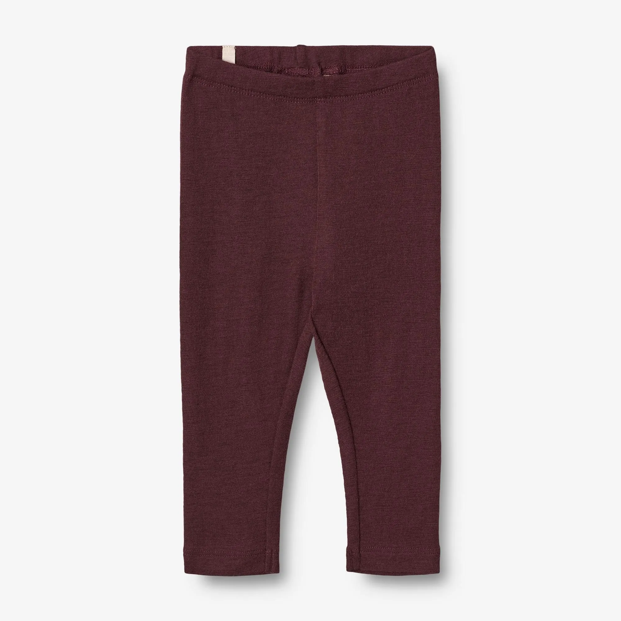 Wool Leggings | Baby - aubergine