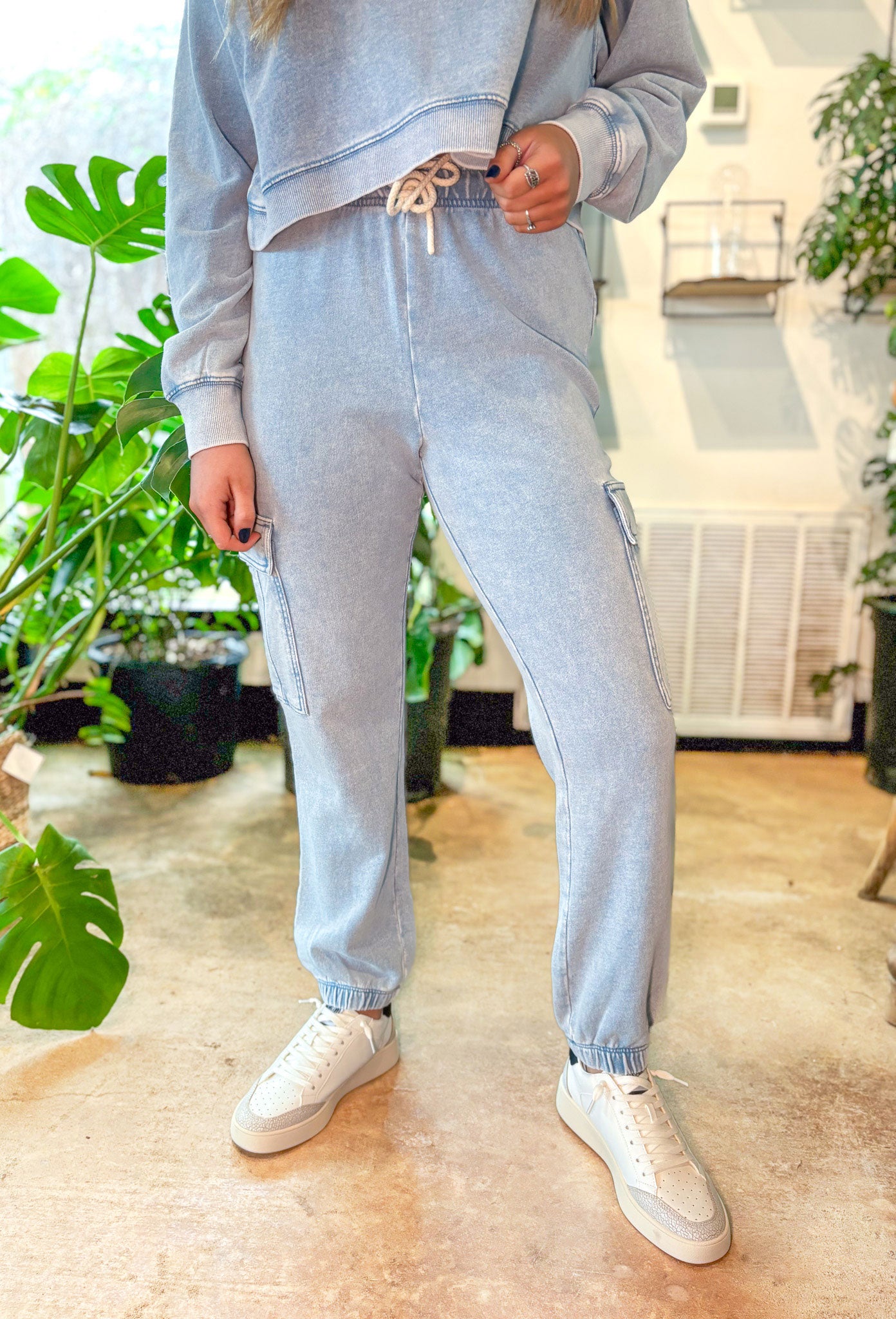 Z SUPPLY Tempo Knit Denim Jogger